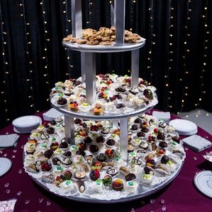 50" × 50" Square Burgandy Tablecloth/Overlay